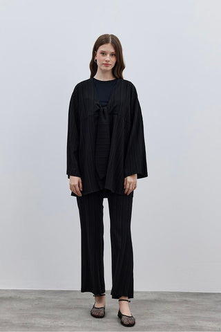 Bürümcük Kimono Takım Siyah - Fahhar Design