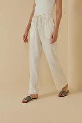 Bürümcük Pantolon Ekru