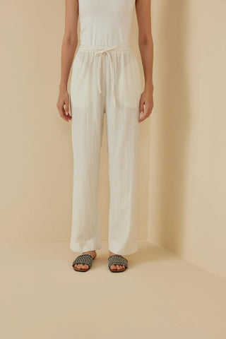 Bürümcük Pantolon Ekru - Fahhar Design