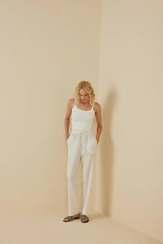 Bürümcük Pantolon Ekru - Fahhar Design