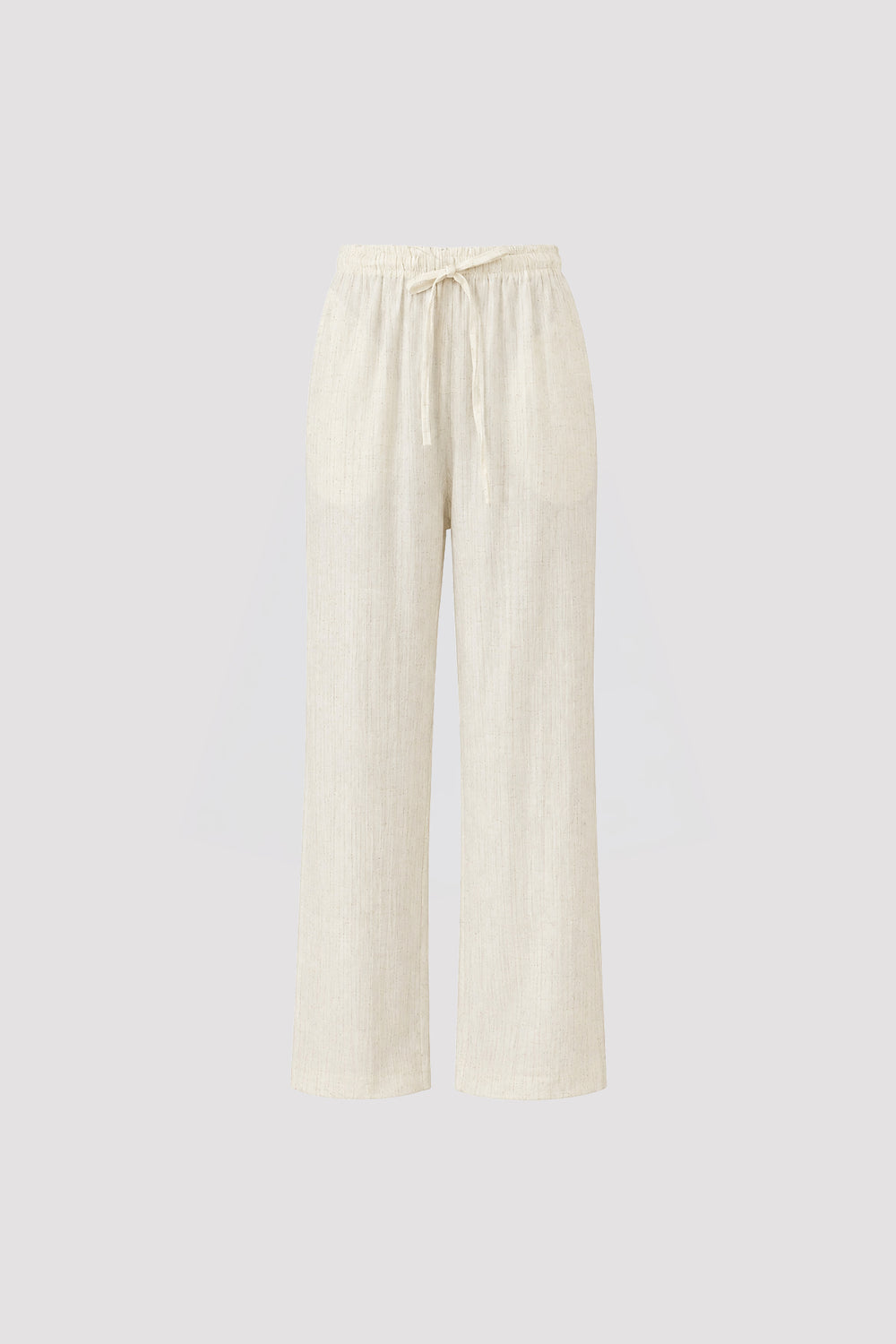 Crepe Trousers Ecru