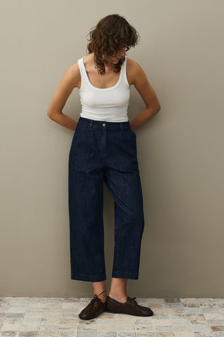 Carrot Denim Pantolon Lacivert