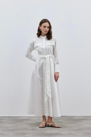 Cepli Elbise Ekru - Fahhar Design