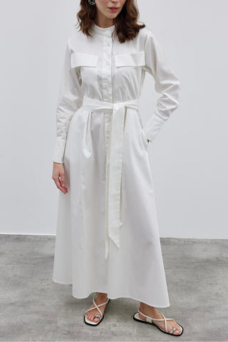 Cepli Elbise Ekru - Fahhar Design