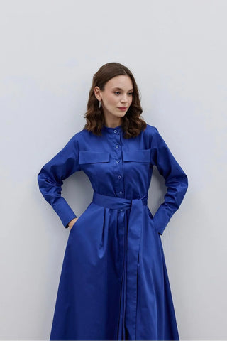 Cepli Elbise Lacivert - Fahhar Design