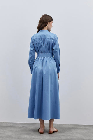 Cepli Elbise Mavi - Fahhar Design