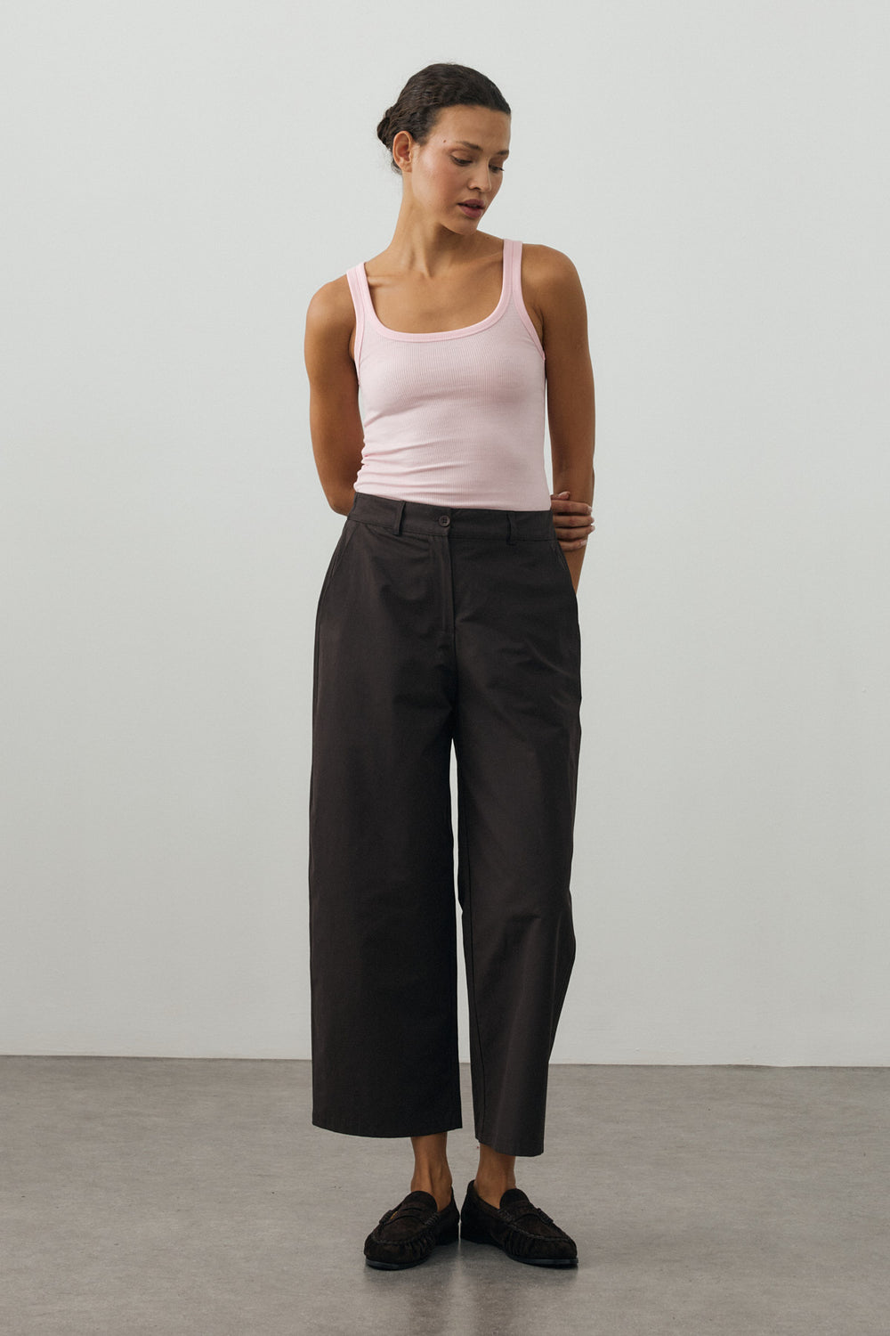 Chino Kesim Pantolon Acı Kahve