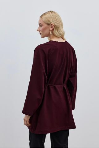 Çift Düğme Ceket Bordo - Fahhar Design