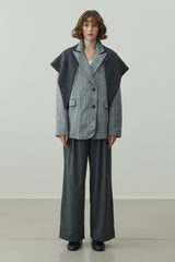 Çift Kat Fular Atkı Antrasit