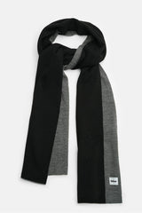 Çift Yönlü Atkı Gri- Siyah