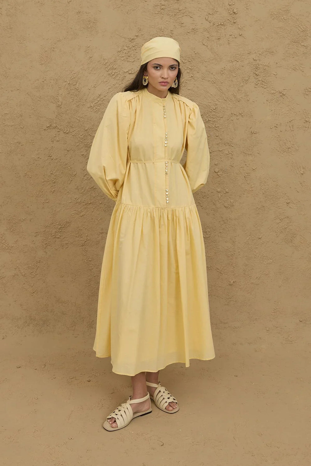 Very Brit Dress Yellow