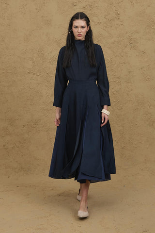 Çok Parçalı Etek Lacivert