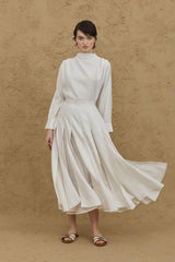 Çok Parçalı Etek Naturel