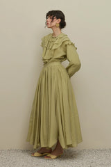 Çok Parçalı Maxi Etek Mint