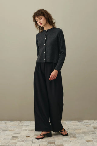 Crop Hırka Antrasit