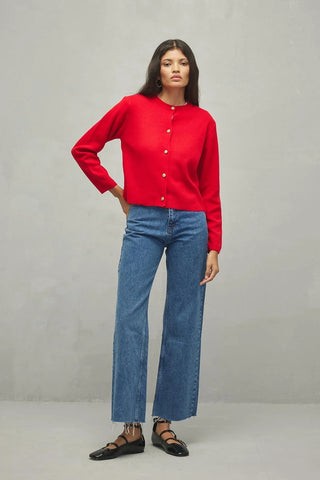 Crop Hırka Kırmızı - Fahhar Design