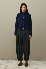 Crop Hırka Lacivert