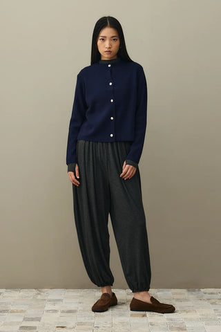 Crop Hırka Lacivert