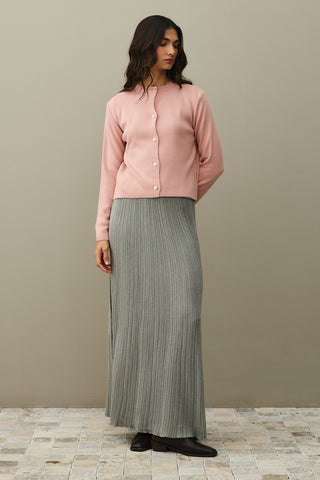 Crop Hırka Pembe