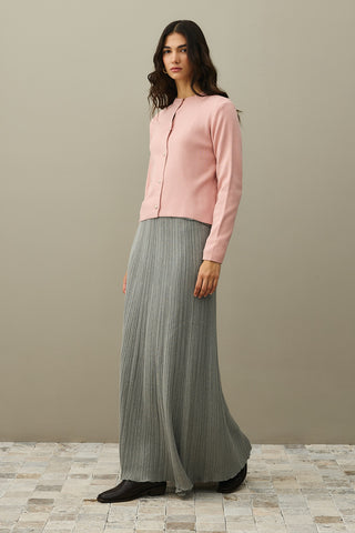 Crop Hırka Pembe