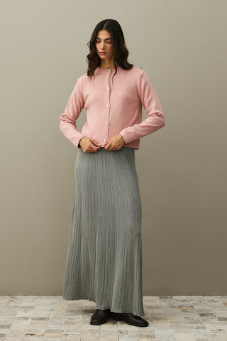 Crop Hırka Pembe