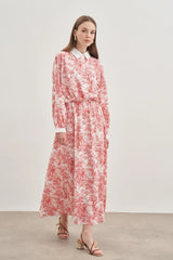 Desenli Takım Bordo