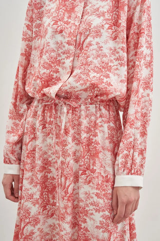Desenli Takım Bordo - Fahhar Design