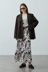 Desenli Twill Etek Ekru