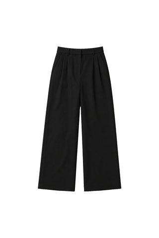 Flowy Palazzo Trousers Black