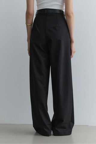 Düz Paça Pantolon Siyah - Fahhar Design