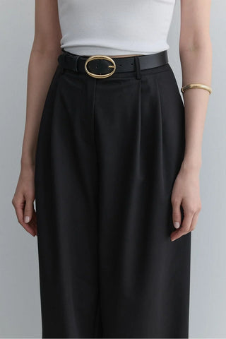Düz Paça Pantolon Siyah - Fahhar Design