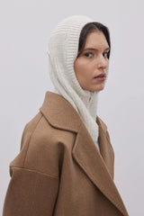 Women's Zippered Balaclava Beanie Stone