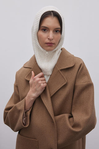 Fermuarlı Kadın Balaclava Bere Taş - Fahhar Design