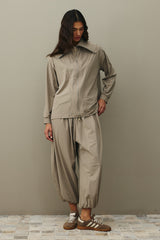 Fermuarlı Light Touch Takım Vizon