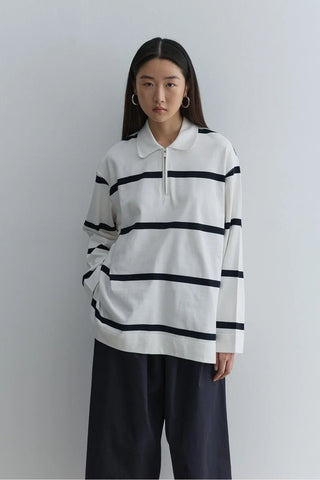 Fermuarlı Premium Sweatshirt Lacivert - Fahhar Design