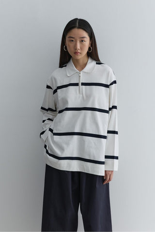 Fermuarlı Premium Sweatshirt Lacivert