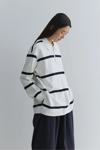 Fermuarlı Premium Sweatshirt Lacivert - Fahhar Design