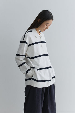 Fermuarlı Premium Sweatshirt Lacivert