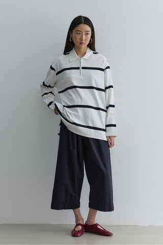 Fermuarlı Premium Sweatshirt Lacivert