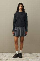 Fitilli Basic Crop Kazak Antrasit