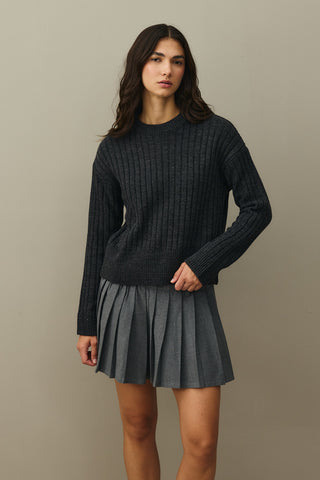 Fitilli Basic Crop Kazak Antrasit