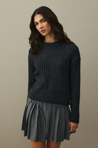 Fitilli Basic Crop Kazak Antrasit