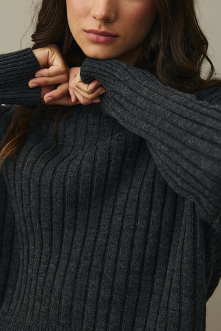 Fitilli Basic Crop Kazak Antrasit