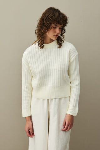 Fitilli Basic Crop Kazak Ekru