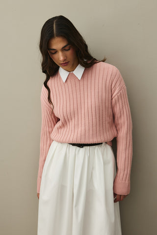 Fitilli Basic Crop Kazak Pembe