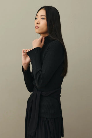 Fitilli Basic Kazak Siyah