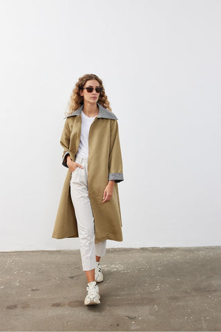 Garnili Trençkot Yeşil - Fahhar Design