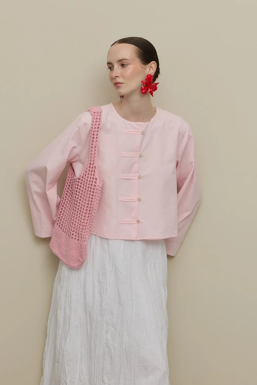 Wide Brit Shirt Pink