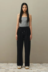 Geniş Paça Eşofman Altı Siyah