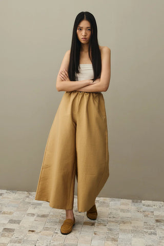 Geniş Pantolon Camel